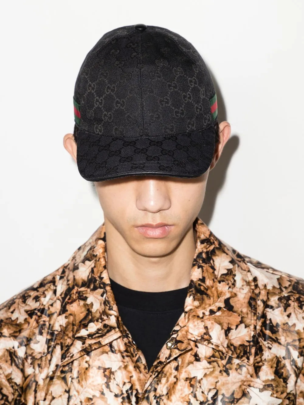 Gucci GG Supreme Web Cap - (Black)