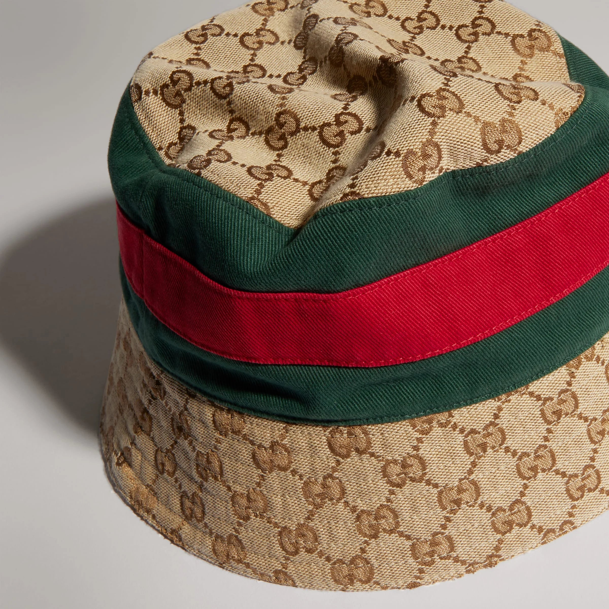 Gucci GG Bucket Hat Canvas - (Beige)