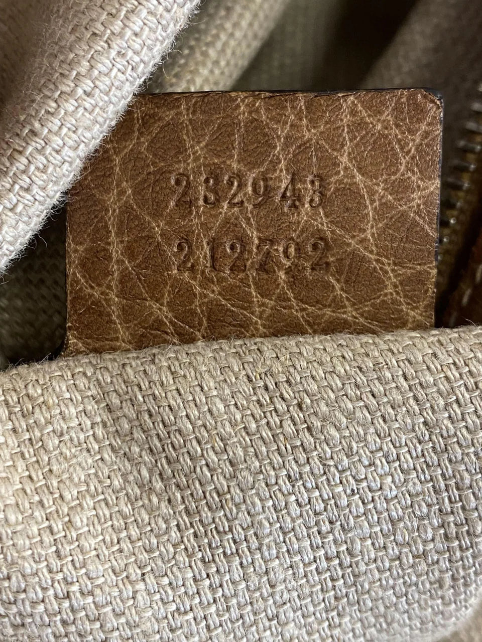 Gucci GG Logo Straw Tote