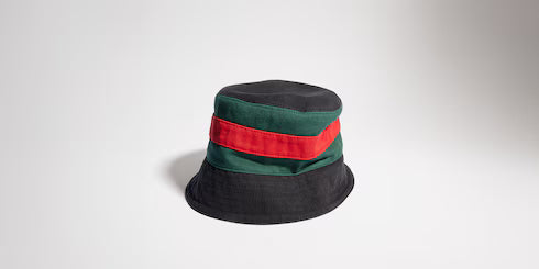 Gucci GG Bucket Hat Canvas - (Black)