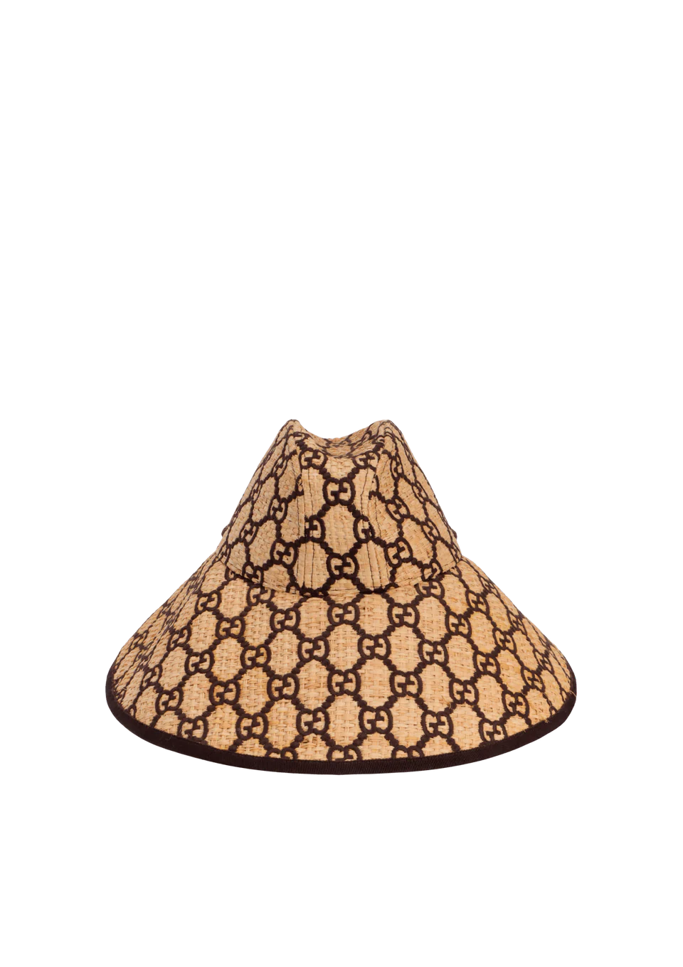 Gucci GG Raffia Wide Brim Hat