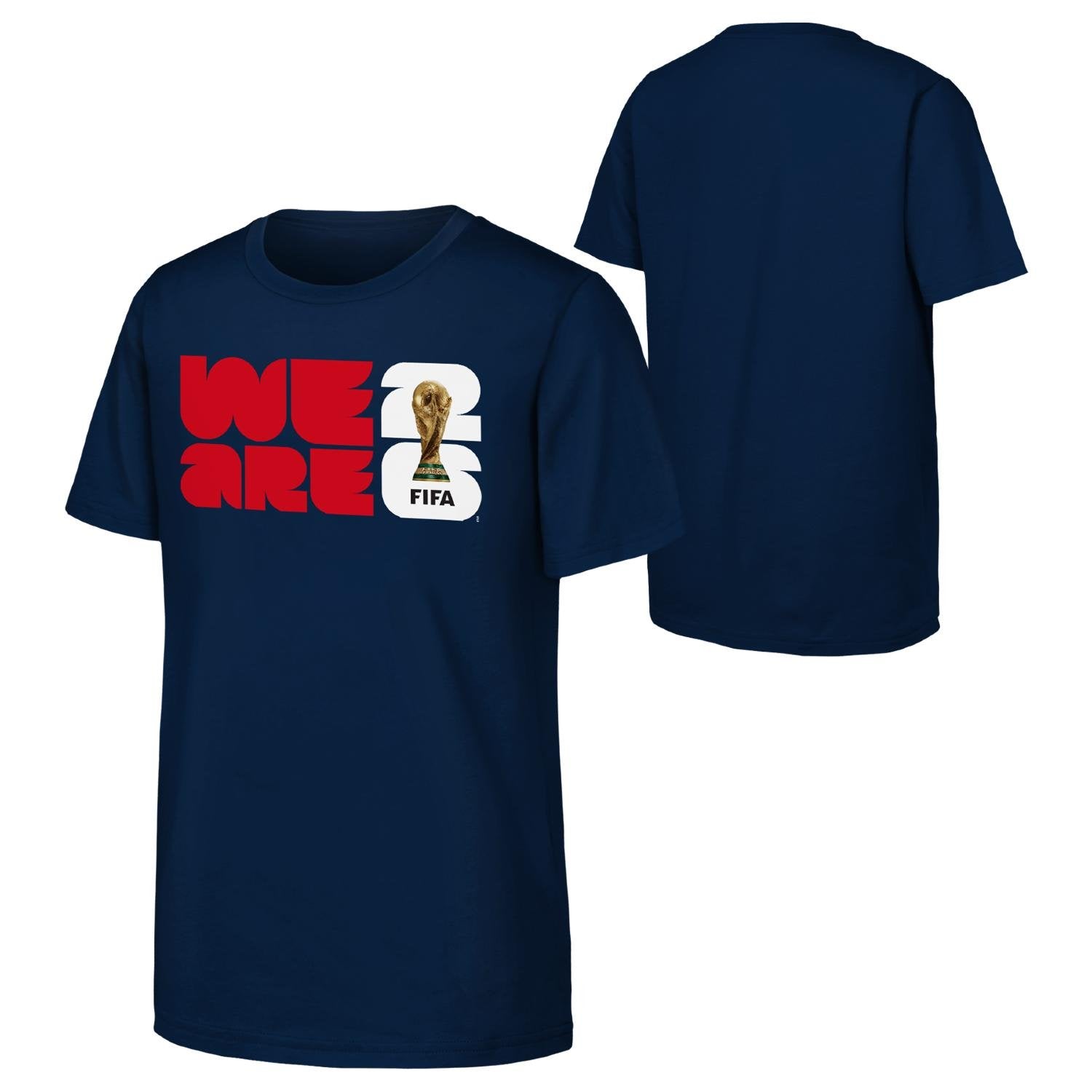 FIFA World Cup 2026™ 'We Are' 26 Emblem Navy T-Shirt - Unisex