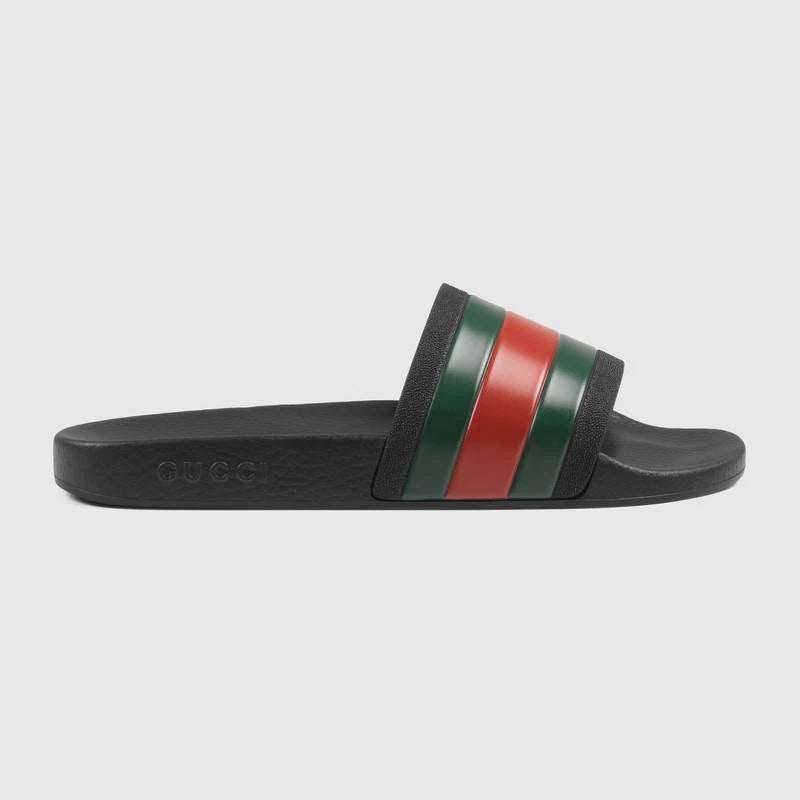 Gucci Pursuit Slide Sandal - (Black)