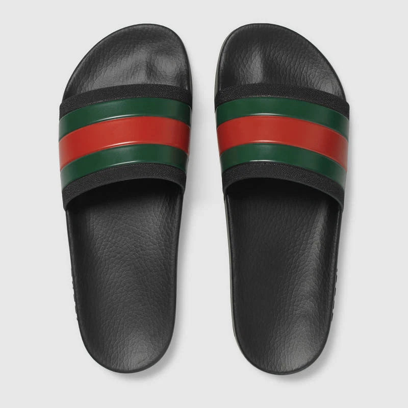 Gucci Pursuit Slide Sandal - (Black)